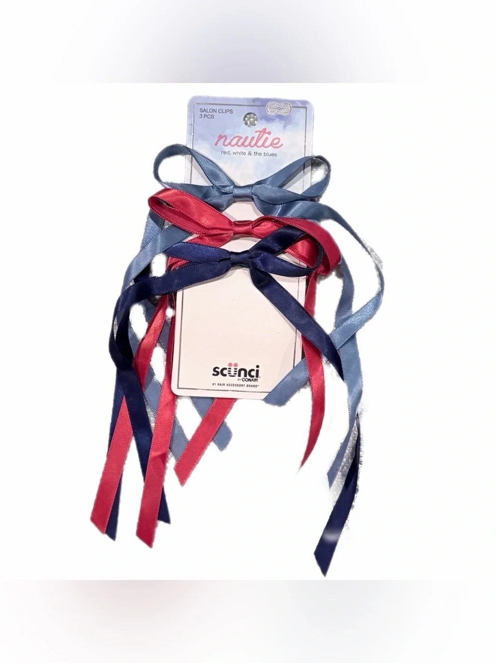 Scunci x Conair Patriotic Nautie Red, White & the Blues Hair Accessory